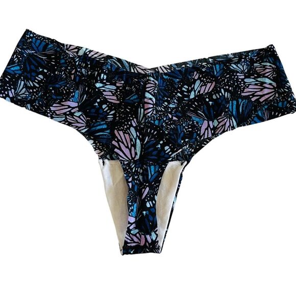 VICTORIA’S SECRET No-Show Thong Panty Size S Blue - Picture 3 of 6